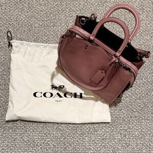 NEW Coach Rogue 25 Bag in Dusty Pink